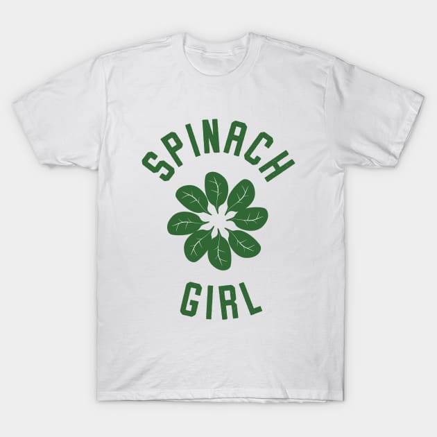 Spinach Girl Fan T-Shirt by atomguy